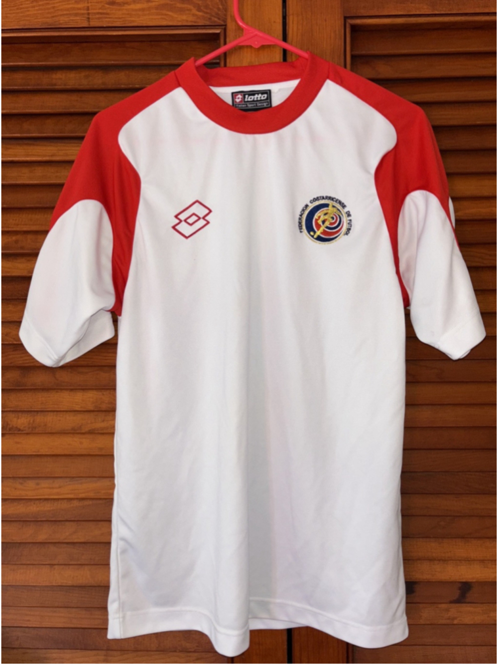 Federation Costarricense De Futbol Lotto Italian Sport Desgin Shirt Size Medium